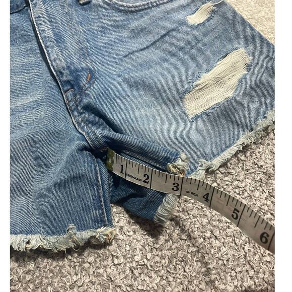 NWT Madewell Women's Size 26 Relaxed Denim Shorts Renfield Wash - Picture 4 of 6